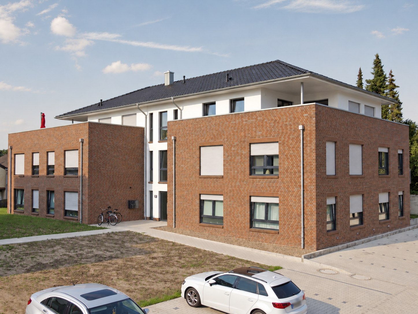 Wohngebäude mit Klinkerfassade – verkaufte Immobilie